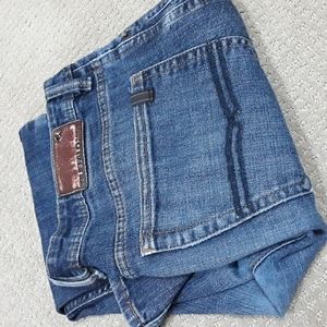Buffalo David Bitton straight stretch cotton blue jeans. 34 x 32